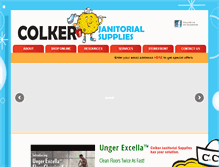 Tablet Screenshot of colkerjanitorial.com